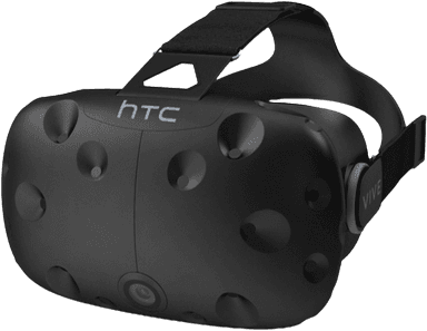 An HTC Vive VR headset